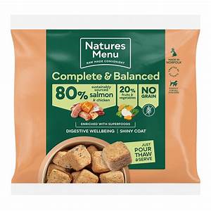 Naturesmenu* 80/20 Complete Salmon & Chicken Block 500G