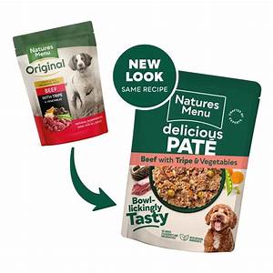 Naturesmenu* Dog Pouch Beef With Tripe 300g