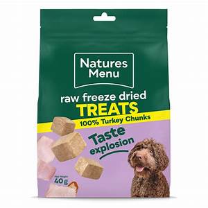 Naturesmenu* Freeze Dried Treats 100% Turkey Chunks 40g