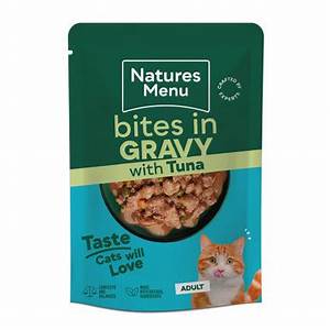 Naturesmenu* Cat Bites In Gravy Tuna Pouch 85g
