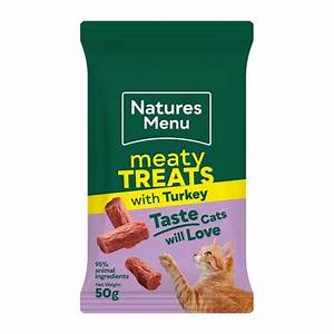 Naturesmenu* Cat Meaty Treats With Turkey 50g
