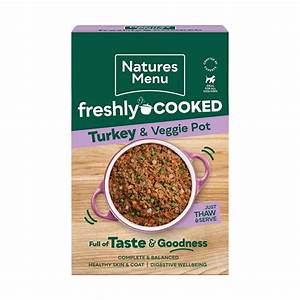 Naturesmenu* Freshly Cooked Turkey & Veggie Pot 400G