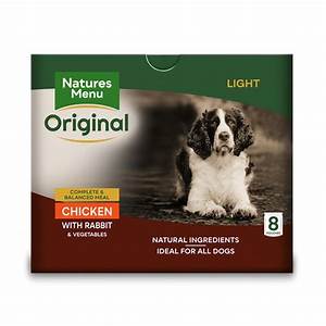 Naturesmenu* Dog Pouch Light Chicken & Rabbit X8 300g