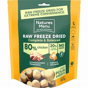 Naturesmenu* Raw Freeze Dried Chicken 120G