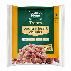 Naturesmenu* Poultry Heart Chunks 1Kg