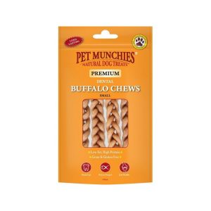 Pet Munchies* Small Buffalo Dental Chews 55g