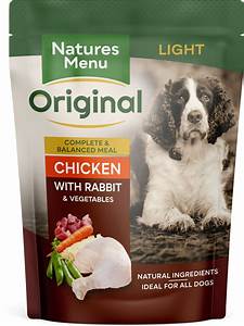 Naturesmenu* Dog Light Chicken & Rabbit Pouch 300G